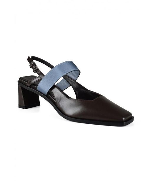 ANEST COLLECTIVE Black Kidskin Sandals