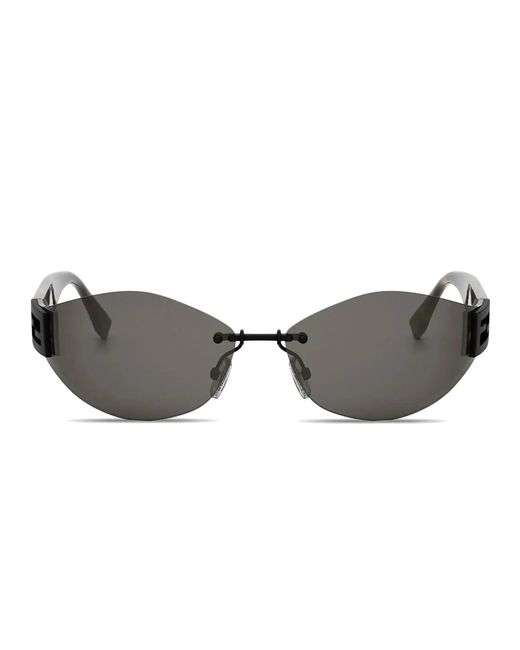 Fendi Gray Fe40159 U Sunglasses for men