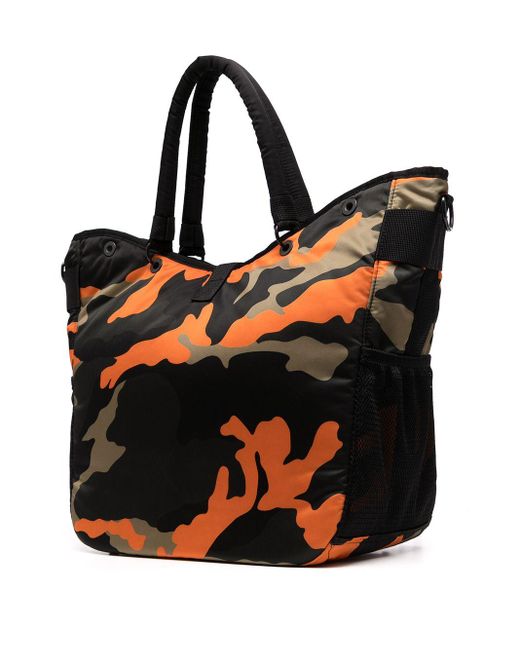 Porter-Yoshida and Co Black 2Way Nylon Tote Bag for men