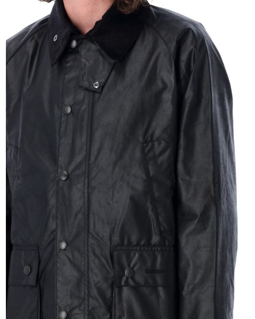 Barbour Blue Bedale Waxed Cotton Jacket