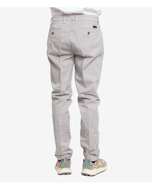 Fay Broek Duif Grijs in het Gray voor heren