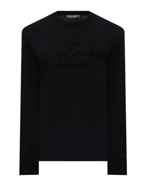 Dolce & Gabbana Black Dolce & Gabbana Maglione for men
