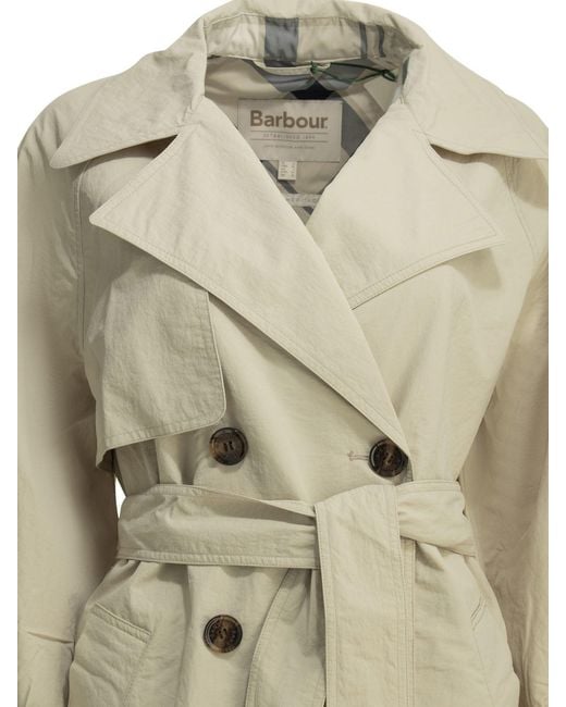Barbour Natural "Layla" Trench Coat
