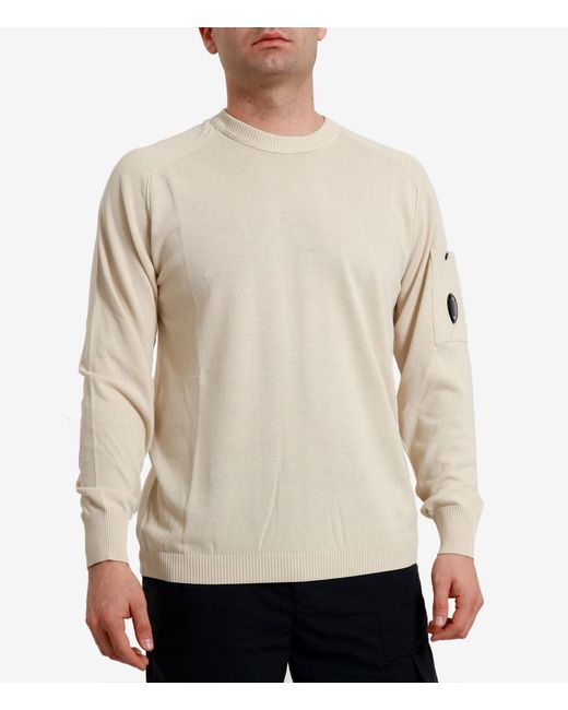 C P Company White Sweaters