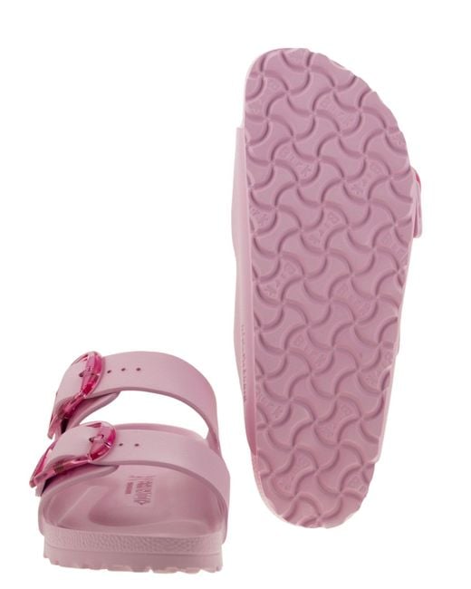 Birkenstock Arizona Big Buckle Eva Sandal Met Gespen in het Pink