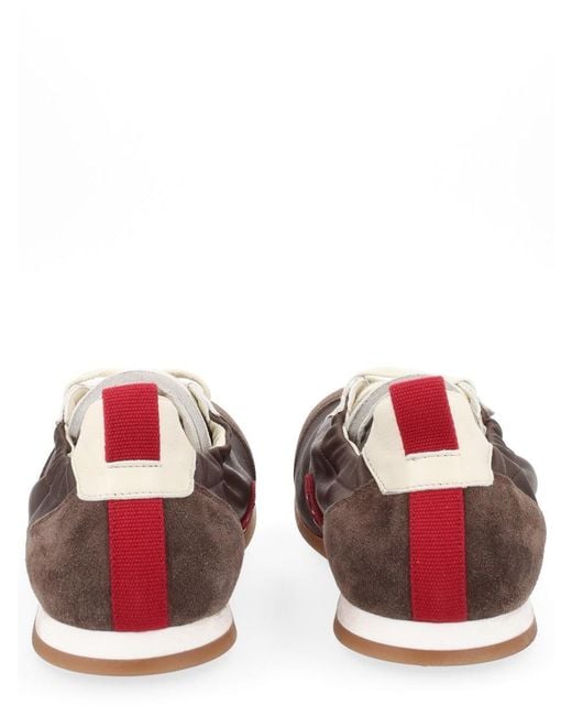 Uma Wang Brown Leather Sneaker for men