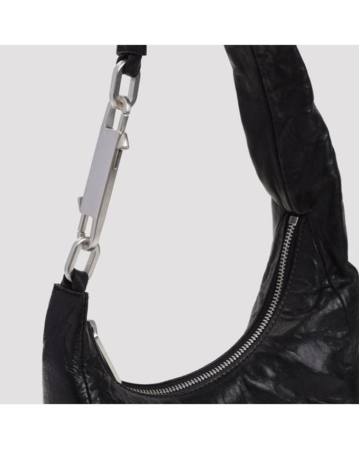 Rick Owens Black Gemini Shoulder Bag
