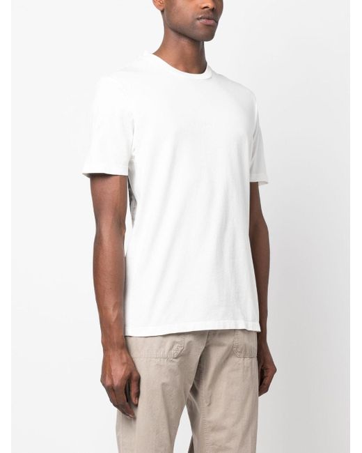 C P Company Natural Logo T-Shirt Clothing for men