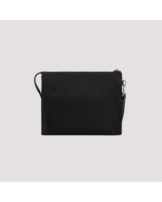 Prada Black Small Leather Goods for men