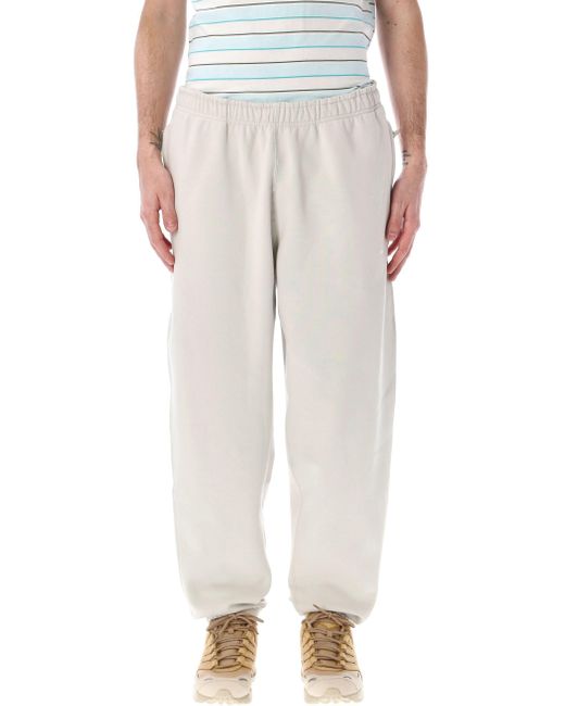 Nike Solo Swoosh Joggingbroek in het White
