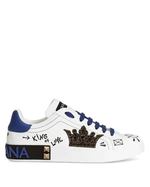 Dolce & Gabbana Multicolor Portofino Sneakers