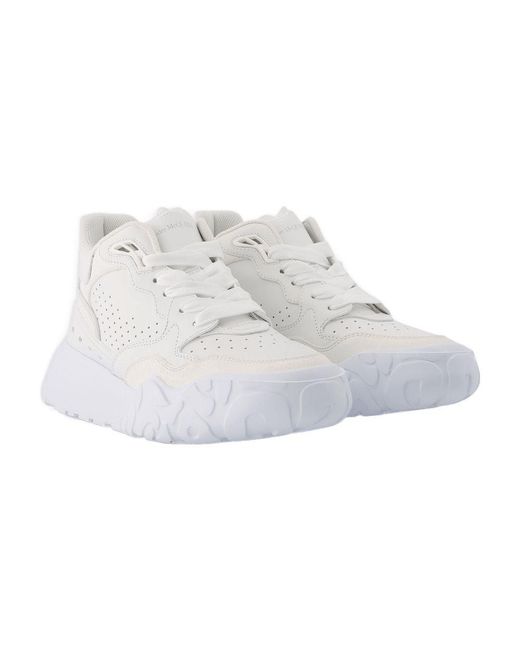 McQueen White New Court Sneakers