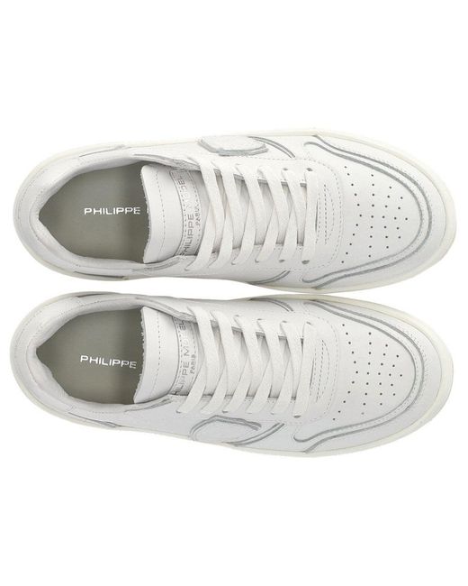 Philippe Model White Nice Low Sneaker