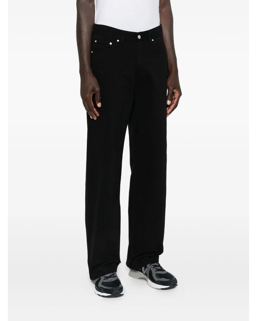 Arte' Black Back Pocket Graphic Pants