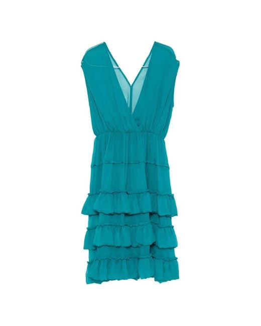 Dries Van Noten Blue Dally 3040 W.W.Dress Pet