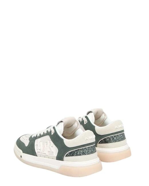 Amiri White Glitter Classic Low