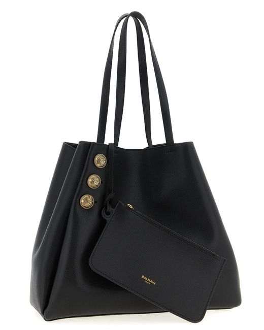 Balmain 'embleme' Boodschappentas in het Black