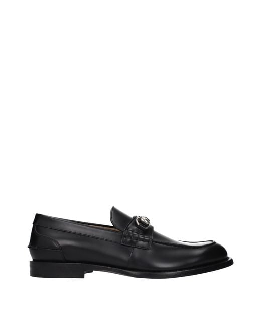 Gucci Black Loafers Leather