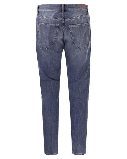 Dondup Blue Dian Carrot Fit Jeans for men