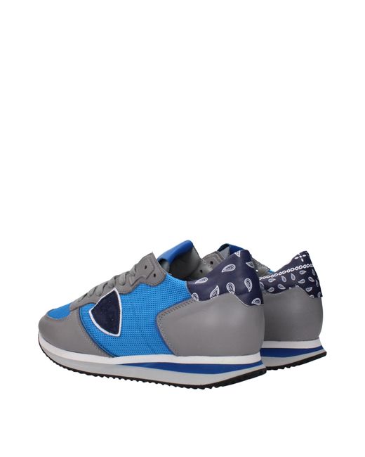 Philippe Model Blue Sneakers Trpx Fabric for men