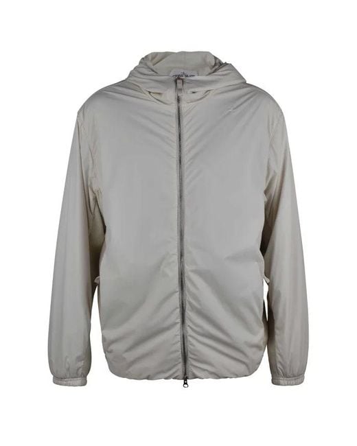 Stone Island Gray Waterproof Jacket