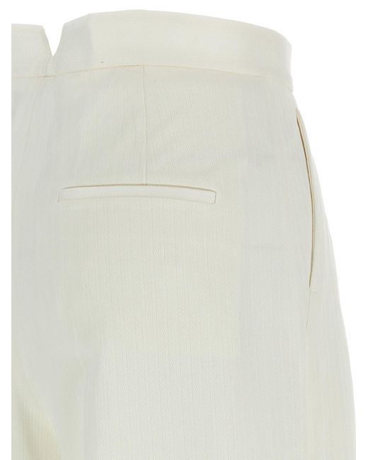 Pantalon 'Chenzia' Max Mara en coloris White