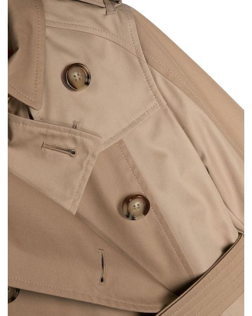 Burberry Natural Trench Coat With Anais Belt