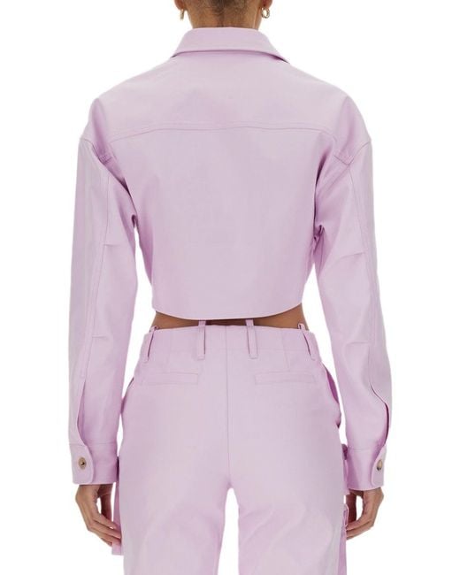 Off-White c/o Virgil Abloh Purple Cotton Jacket