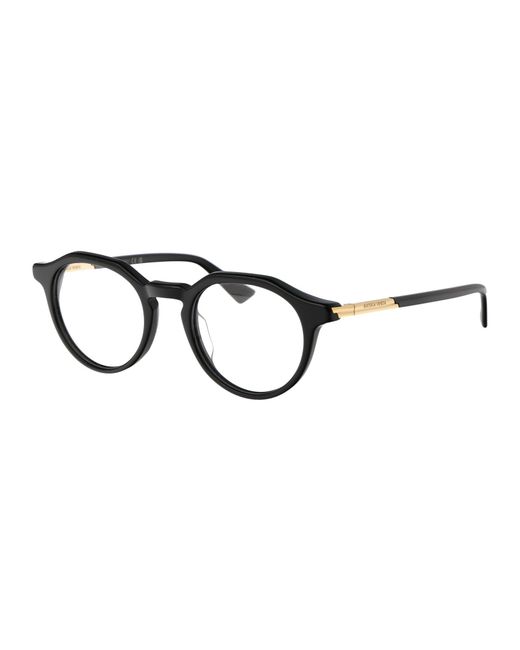 Bottega Veneta Black Transparent Acetate Glasses for men