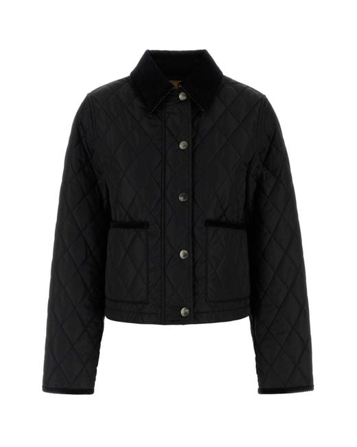 Burberry Black Cropped Jacket