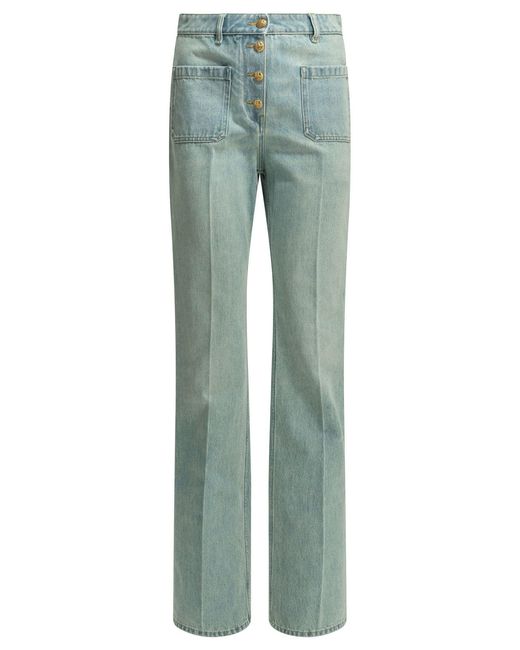 Valentino Green Straight-Leg Jeans