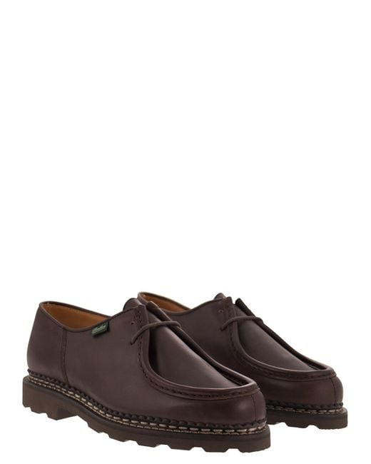 Paraboot Brown Michael - Leather Derby for men