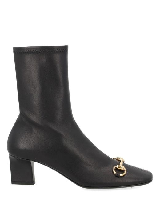 Gucci Black Solid Signora Boots