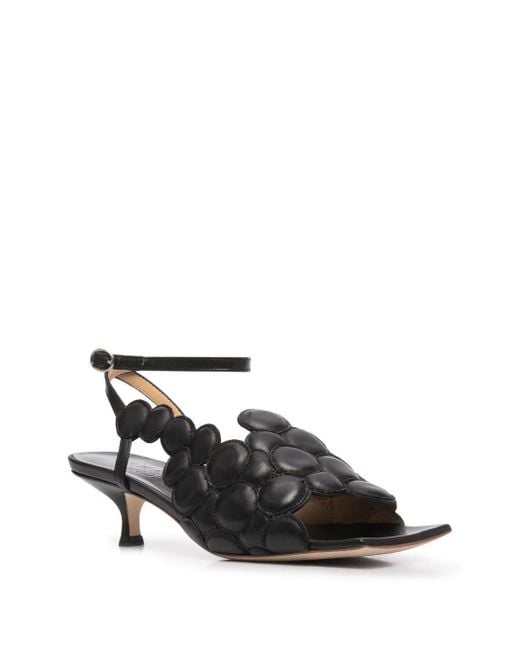 A.W.A.K.E. MODE Black Romy Sandals for men