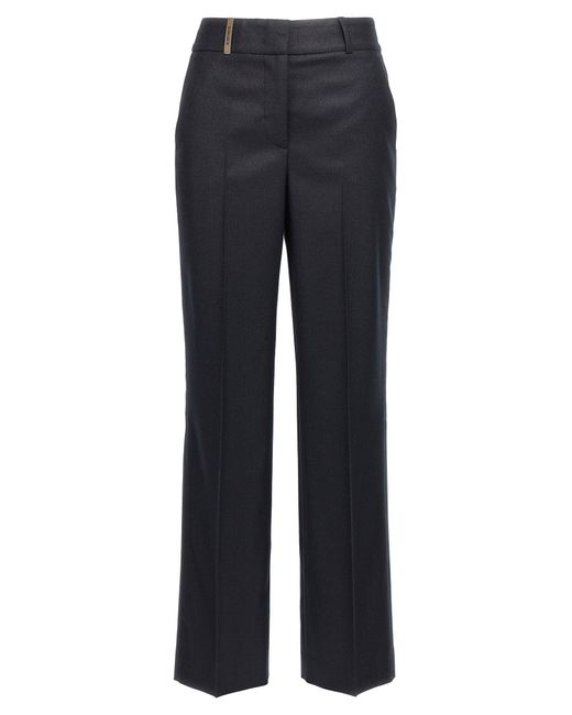 Pantaloni Dritti di Peserico in Blue