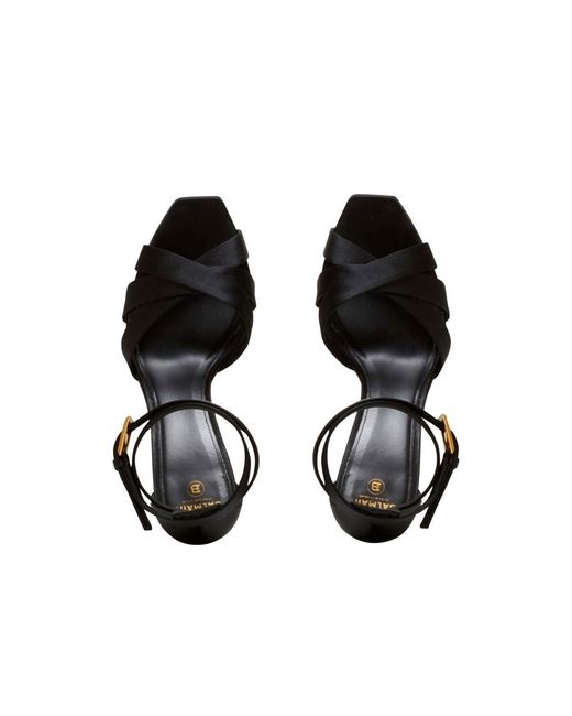 Balmain Black Ava Sandals