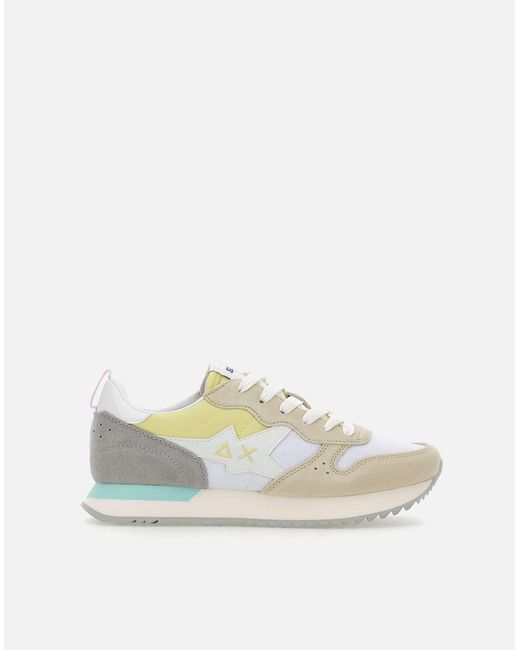 Sun 68 White Stargirl Multicoloured Sneakers