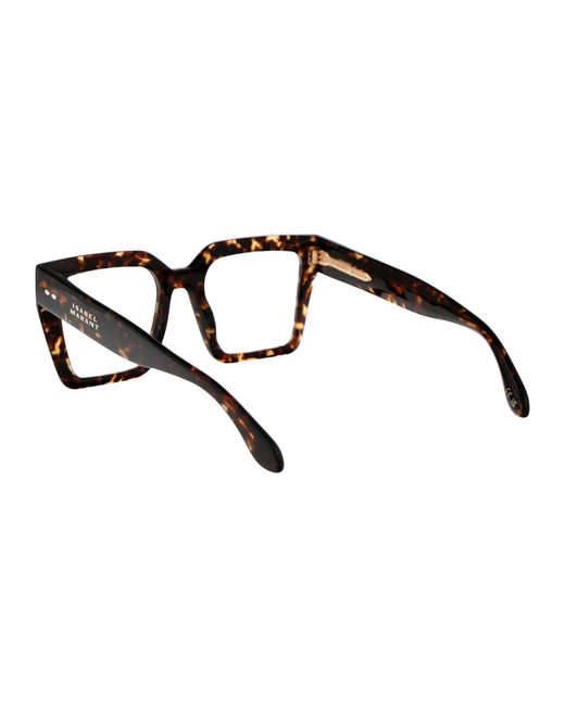 Isabel Marant Black Squared Optical Im 0175 086