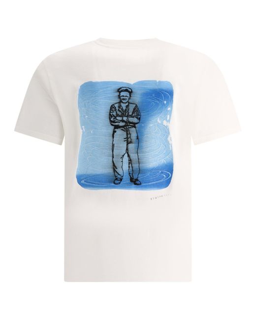 C.P. T-shirt de la société "Sailor britannique" C P Company pour homme en coloris White
