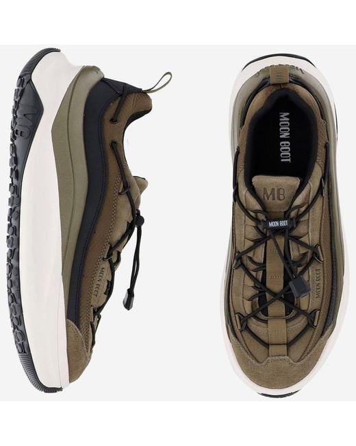 Moon Boot Green Moon247 Xlace Sneaker