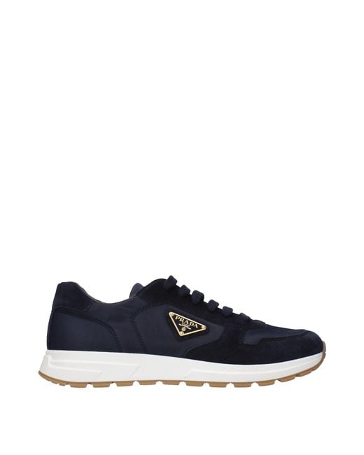 Prada Blue Sneakers Nylon