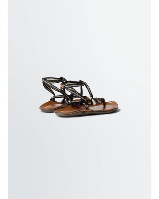 Lemaire White Vibram Sandals