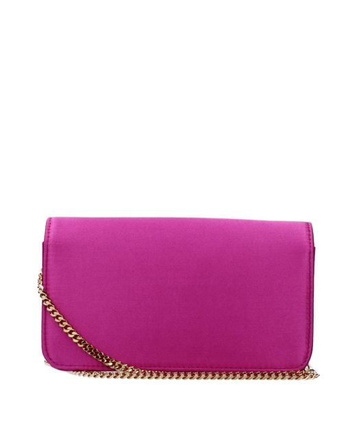 Versace Purple Satin Fuchsia Pochette