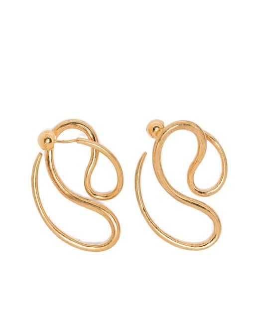 Panconesi Metallic P Continua Earrings
