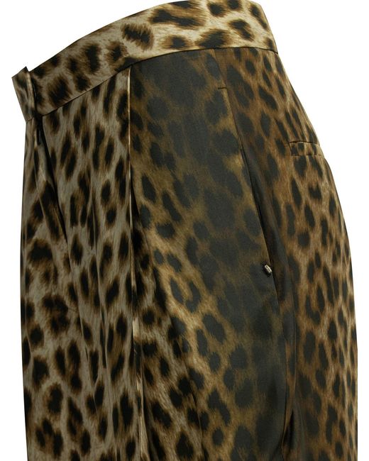 Max Mara Brown Casual Animal Pants