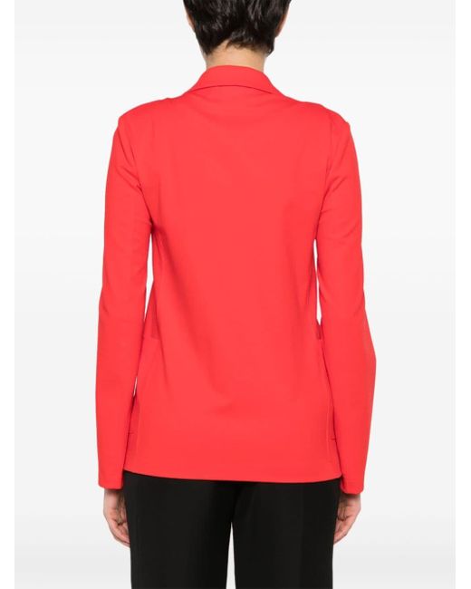 Harris Wharf London Pink Single-Breasted Blazer