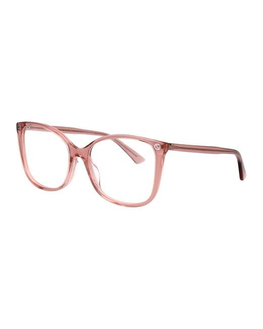 Gucci Pink Sunglasses Acetate Glasses & Frames