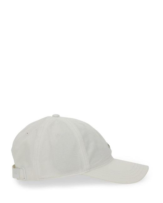 Lacoste White Cotton Hat for men