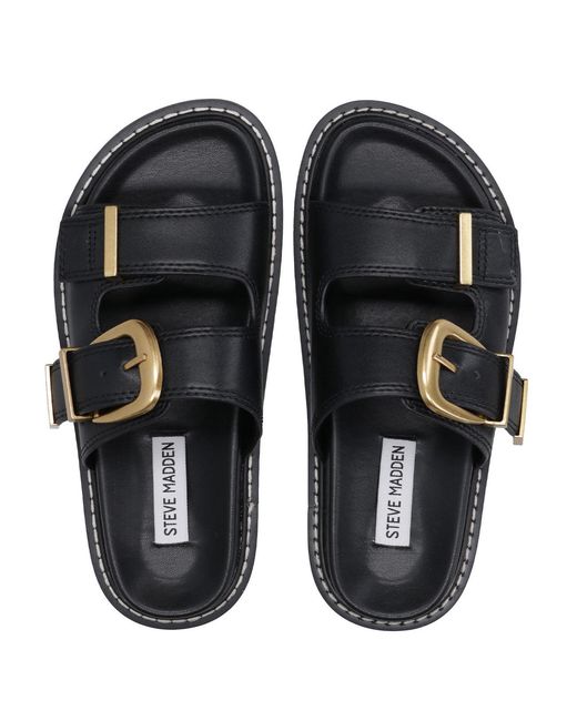 Steve Madden Black Sandals