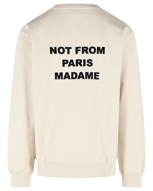Drole de Monsieur Natural Dark Cotton Hoodie